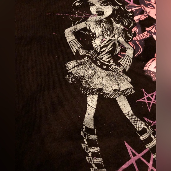 KILLSTAR x Monster High Alumni Tour shrunken tee NWOT - Picture 9 of 9